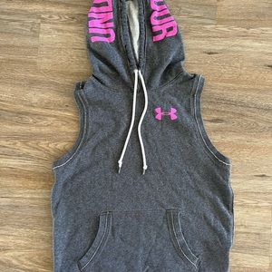 Under armour sleeveless hoodie
